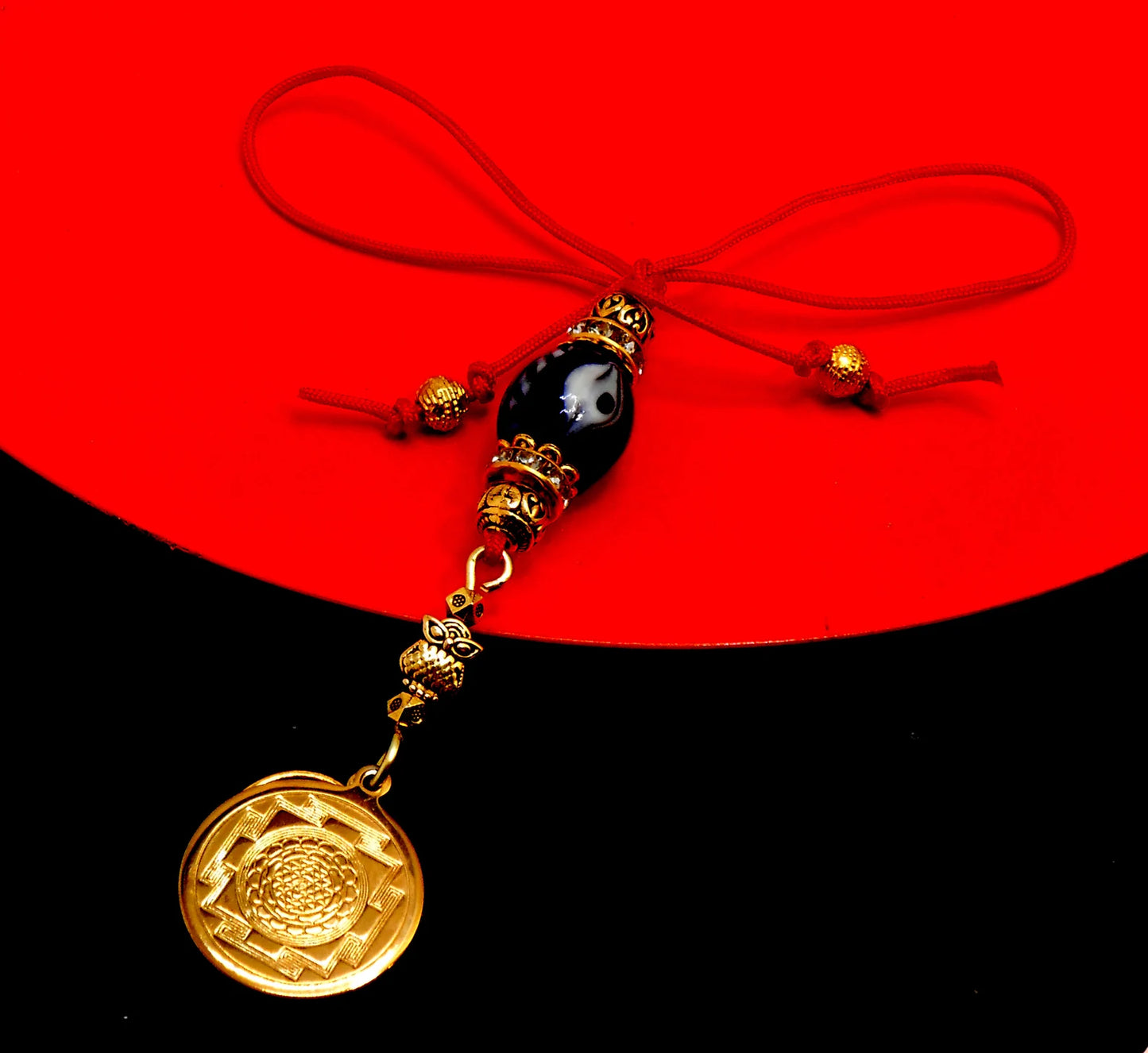 Sri Laxmi Yantram Evil Eye Protection Hanging-Shri Laxmi Yantra Amulet For Wealth & Prosperity Money Attraction Yantra/Amulet for Abundance