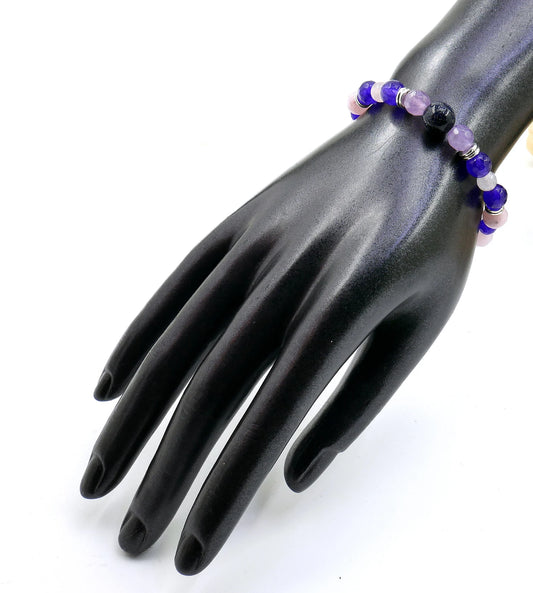 d Healing Bracelet, Natural Stone Beads Empath Protection Bracelet, Depression, Stress & Anxiety Protection/Relief Bracelet