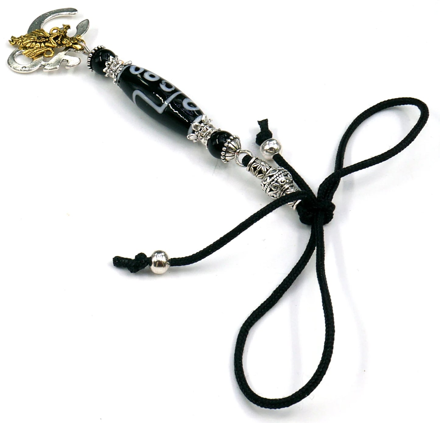 OM | Krishna | Radha Krishna | Evil Eye Protection | Car Rearview Mirror Ornament | Good Luck | Positive Vibes | Positive Vibrations