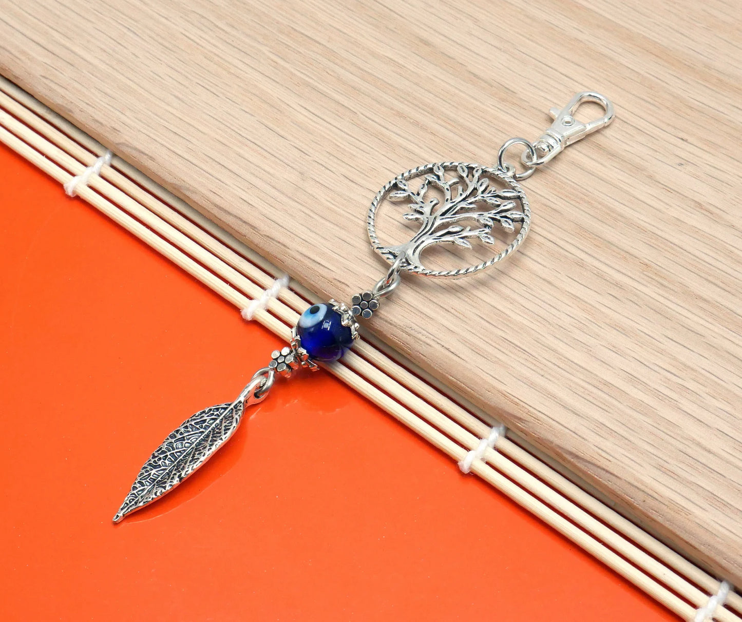 Tree of Life |Evil Eye Protection |Bag Backpack Cellphone Case Charm Ornament |Good Luck |Positive Vibes |Abundance |Balance |Inclusion