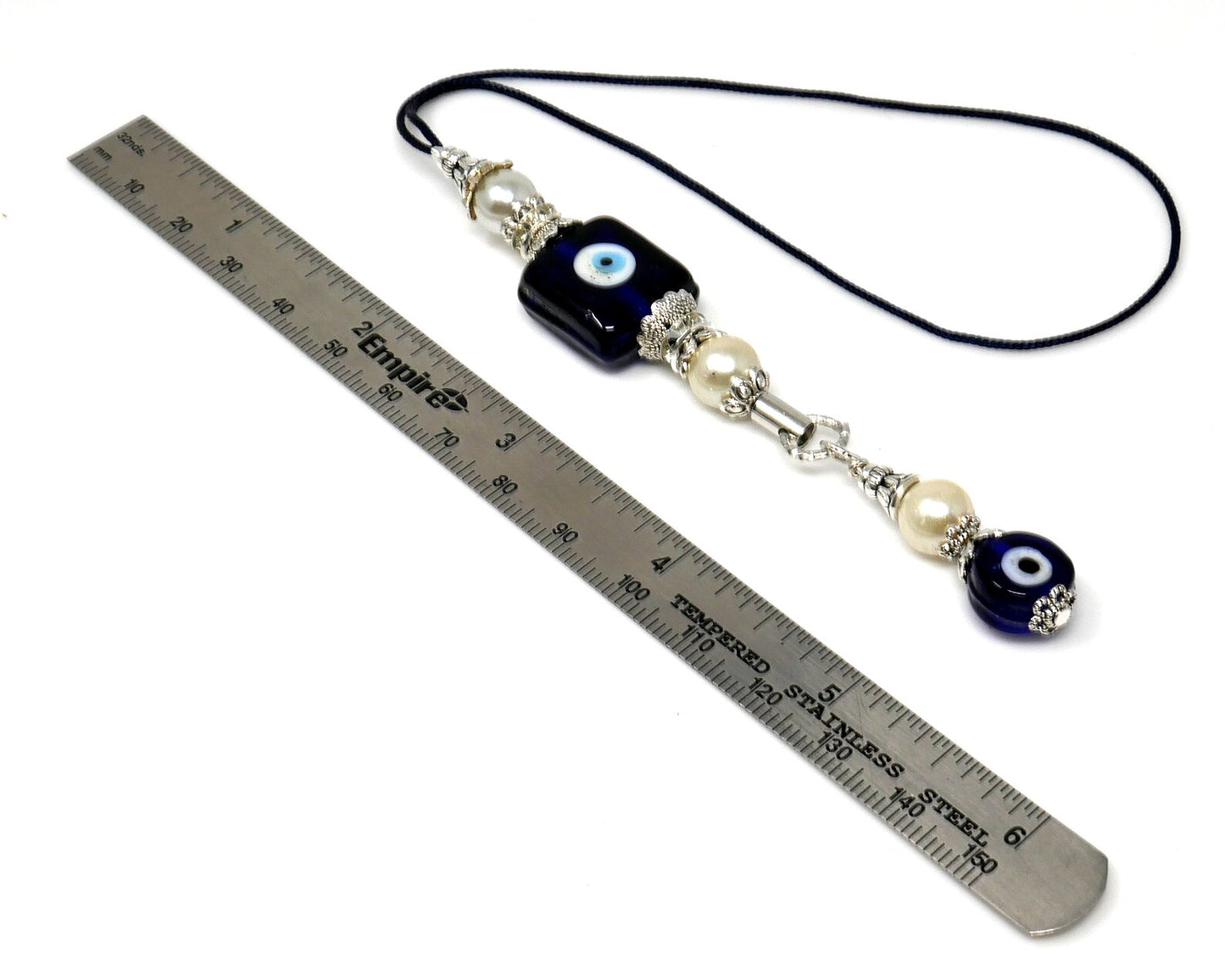 Evil Eye Protection | Bag Backpack Cellphone Case Charm Ornament | Good Luck | Positive Vibes | Transcendence | Angel Watching Over Me
