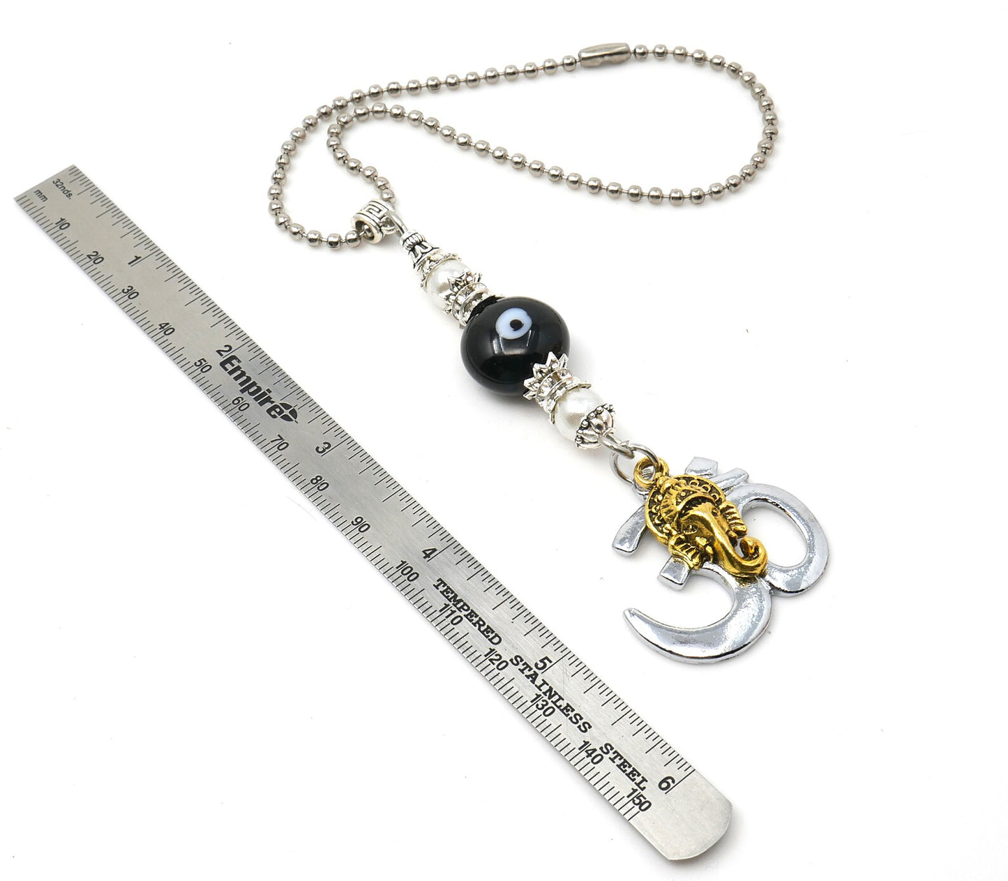 Lord Ganesha-OM/ Lord Hanuman Ji-OM/ Lord Shiv Ji-OM Evil Eye Protection Hanging for Home/Car/Office/Business, Namaste Gift for Good Luck