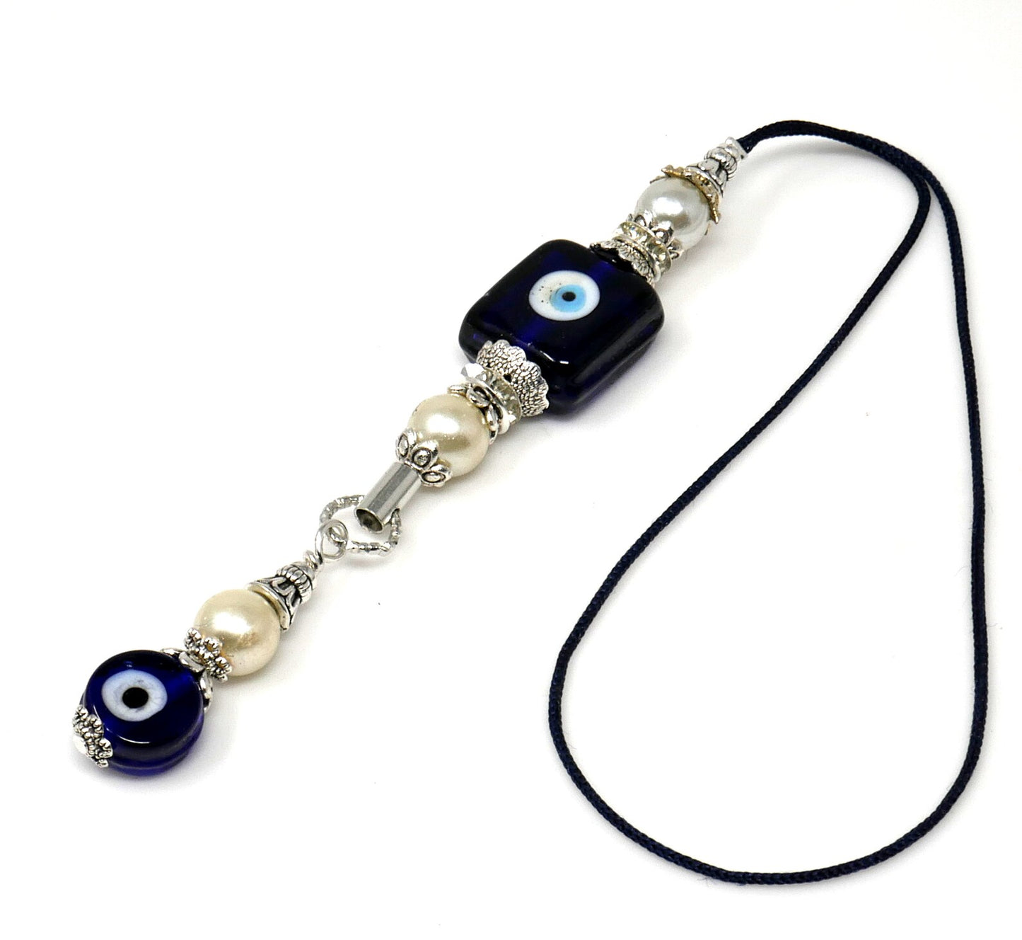 Evil Eye Protection | Bag Backpack Cellphone Case Charm Ornament | Good Luck | Positive Vibes | Transcendence | Angel Watching Over Me