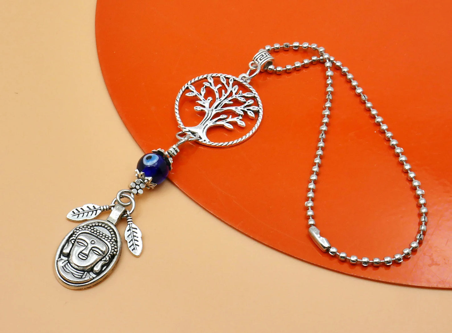 Tree of Life |Evil Eye Protection |Bag Backpack Cellphone Case Charm Ornament |Good Luck |Positive Vibes |Abundance |Balance |Inclusion