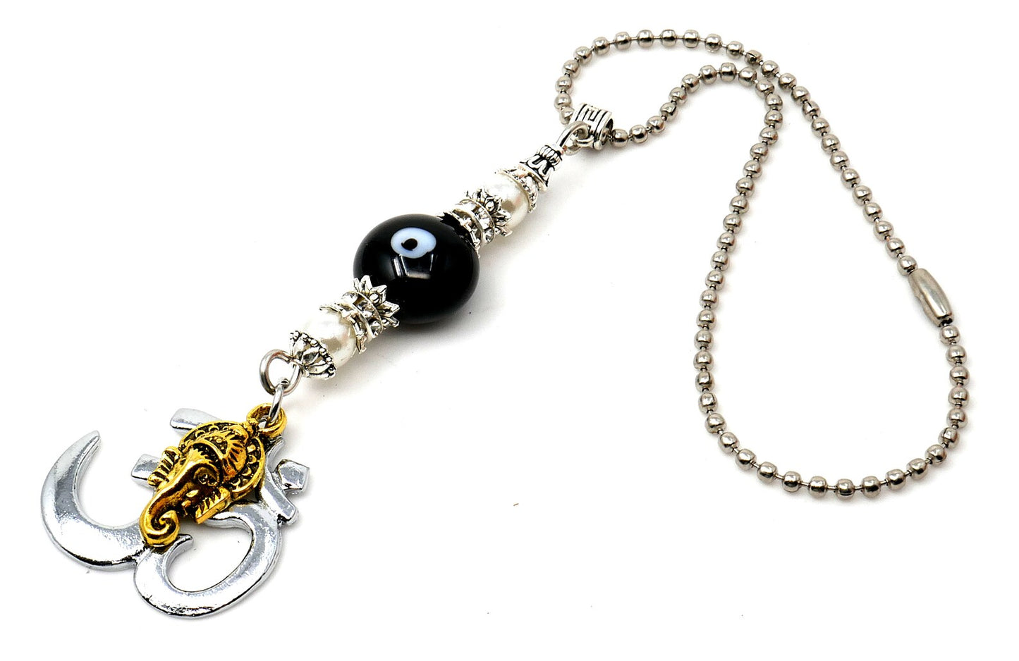 Lord Ganesha-OM/ Lord Hanuman Ji-OM/ Lord Shiv Ji-OM Evil Eye Protection Hanging for Home/Car/Office/Business, Namaste Gift for Good Luck