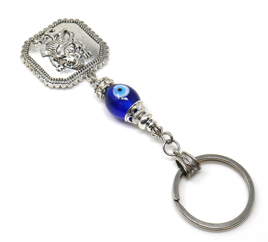 Ganesha | Evil Eye Protection | Car Rearview Mirror Ornament | Good Luck | Happiness | Good Fortune | Success | Prosperity | Spirituality