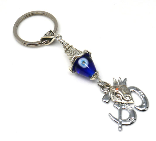 OM | Lord Ganesha | Evil Eye Protection | Crystal |Car Rearview Mirror Ornament | Good Luck | Happiness | Stability | Success | Prosperity