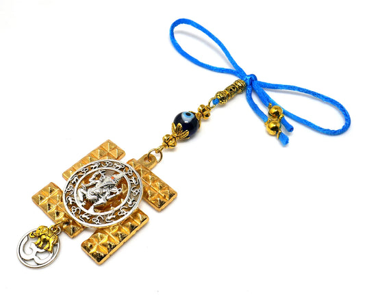Ganesha & Swastik Yantra Evil Eye Protection Hanging specially for Door/Office/Business Area for Positivity and Up Lifting Environment Aura