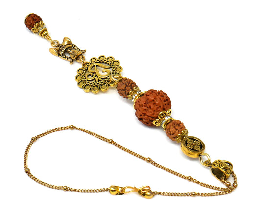 Om Shivling Car Mirror Hanging