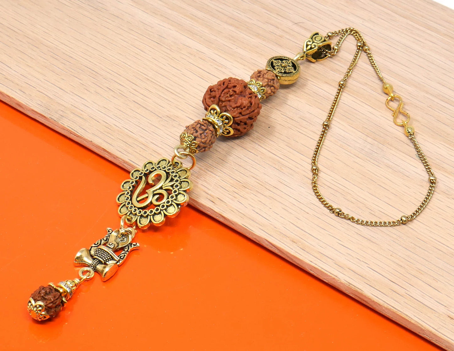 Om Shivling Car Mirror Hanging