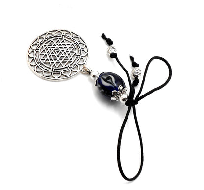 Divine Sri Yantra Evil Eye Protection Hanging-Money Attraction Yantra/Amulet for Good Luck,Success,Fortune,Prosperity & phenomenal Abundance