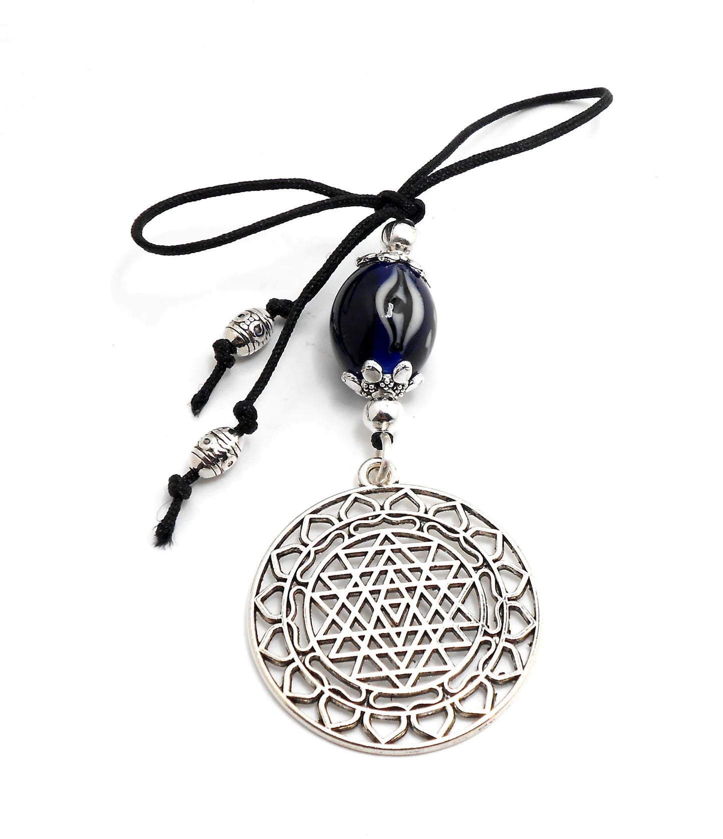 Divine Sri Yantra Evil Eye Protection Hanging-Money Attraction Yantra/Amulet for Good Luck,Success,Fortune,Prosperity & phenomenal Abundance