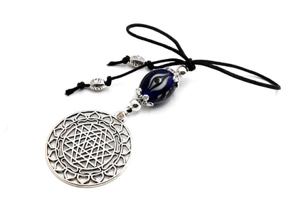 Divine Sri Yantra Evil Eye Protection Hanging-Money Attraction Yantra/Amulet for Good Luck,Success,Fortune,Prosperity & phenomenal Abundance
