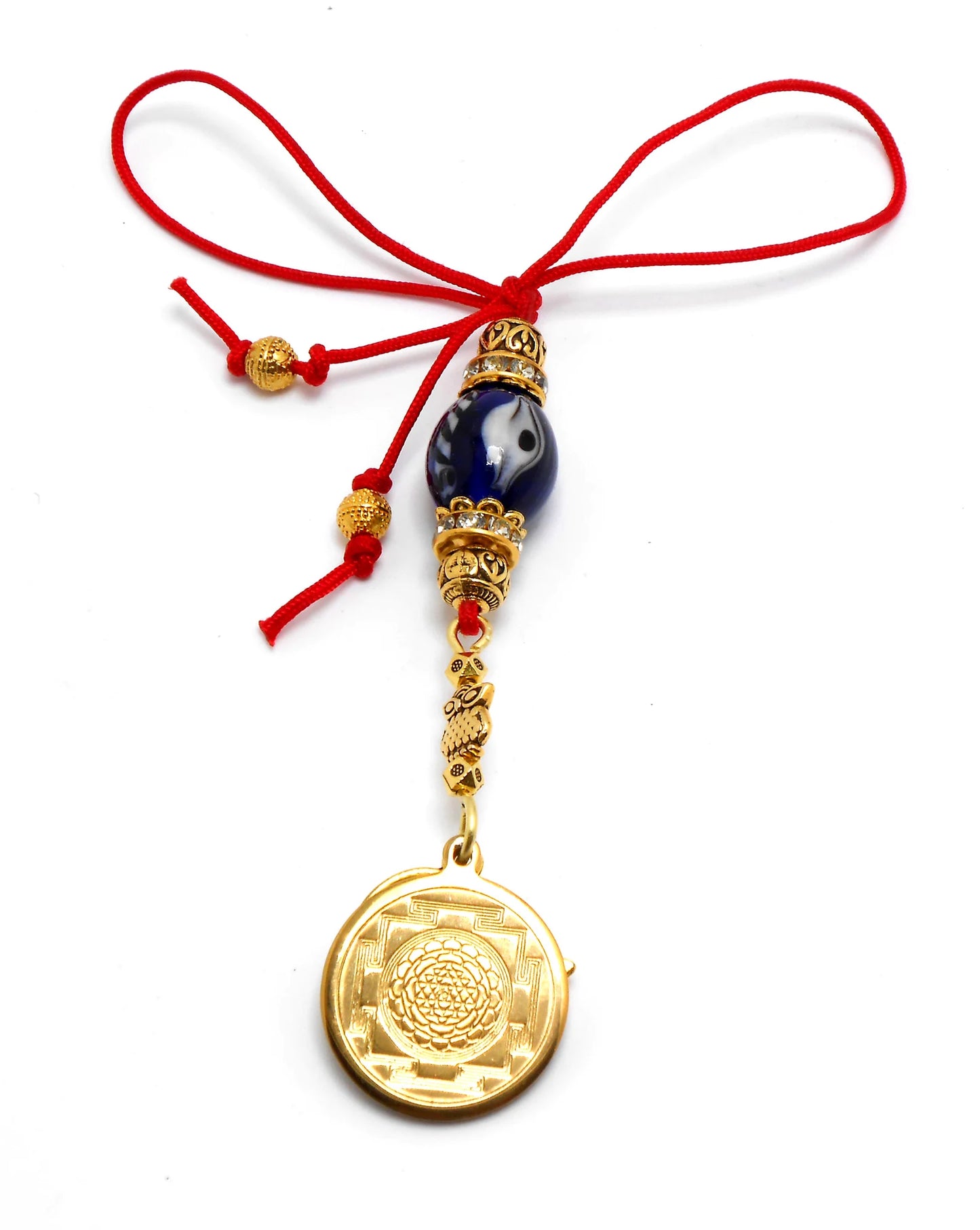Sri Laxmi Yantram Evil Eye Protection Hanging-Shri Laxmi Yantra Amulet For Wealth & Prosperity Money Attraction Yantra/Amulet for Abundance