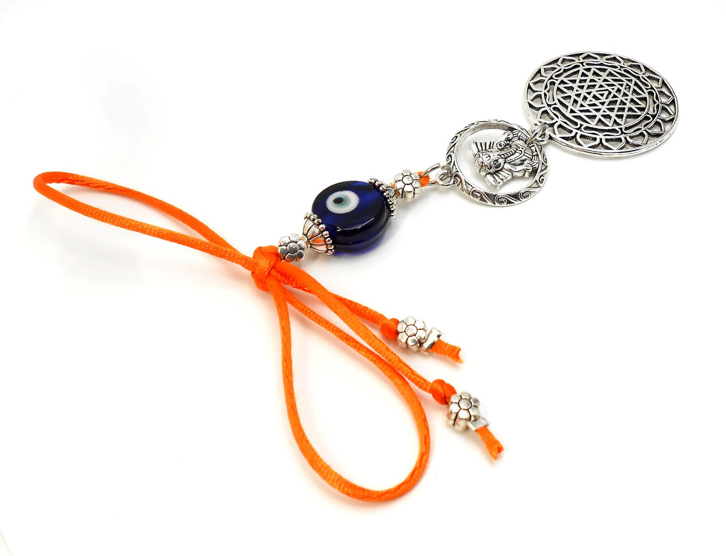 Divine Sri Yantra Evil Eye Protection Hanging-Money Attraction Yantra/Amulet for Good Luck,Success,Fortune,Prosperity & phenomenal Abundance