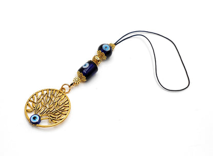 Tree of Life |Evil Eye Protection |Bag Backpack Cellphone Case Charm Ornament |Good Luck |Positive Vibes |Abundance |Balance |Inclusion