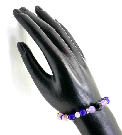 d Healing Bracelet, Natural Stone Beads Empath Protection Bracelet, Depression, Stress & Anxiety Protection/Relief Bracelet