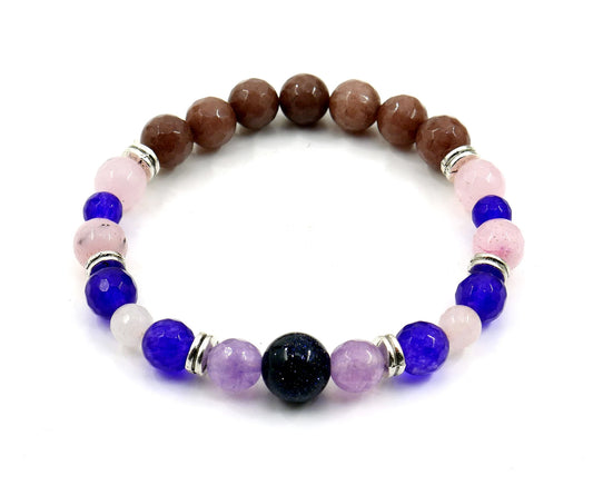 d Healing Bracelet, Natural Stone Beads Empath Protection Bracelet, Depression, Stress & Anxiety Protection/Relief Bracelet
