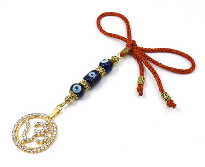 Evil Eye-Evil Eye Protection-Divine OM Hanging for Car/Home/Office/Business for Positive Vibes, Happiness, Good Fortune & Prosperity