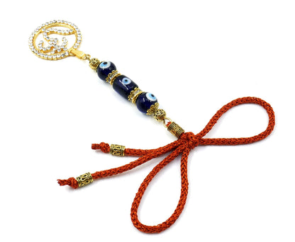 Evil Eye-Evil Eye Protection-Divine OM Hanging for Car/Home/Office/Business for Positive Vibes, Happiness, Good Fortune & Prosperity