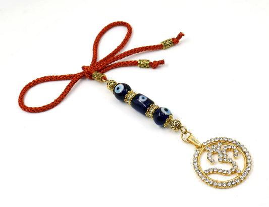 Evil Eye-Evil Eye Protection-Divine OM Hanging for Car/Home/Office/Business for Positive Vibes, Happiness, Good Fortune & Prosperity