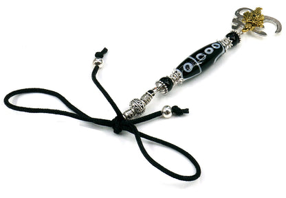 OM | Krishna | Radha Krishna | Evil Eye Protection | Car Rearview Mirror Ornament | Good Luck | Positive Vibes | Positive Vibrations
