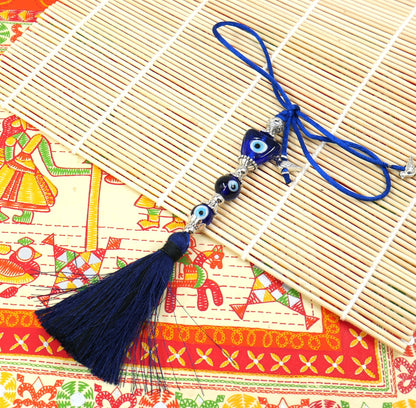 Evil Eye Protection | Car Rearview Mirror Ornament | Good Luck | Positive Vibes | Positive Vibrations