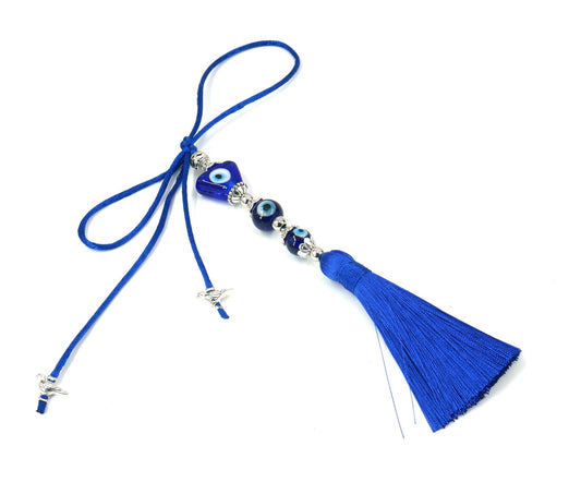 Evil Eye Protection | Car Rearview Mirror Ornament | Good Luck | Positive Vibes | Positive Vibrations