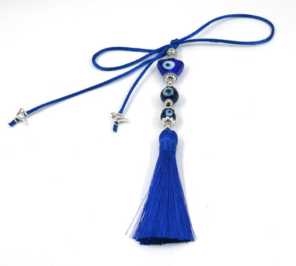 Evil Eye Protection | Car Rearview Mirror Ornament | Good Luck | Positive Vibes | Positive Vibrations