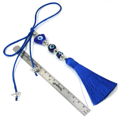 Evil Eye Protection | Car Rearview Mirror Ornament | Good Luck | Positive Vibes | Positive Vibrations