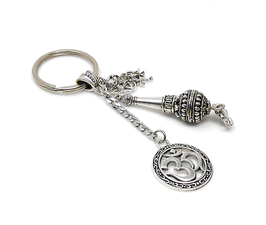 Evil eye Protection Lord Hanumanji Kavach(Amulet)-Indian Hindu Protection & Strength Key Ring for Home/Car/Office/Business-Hindu Deity Charm