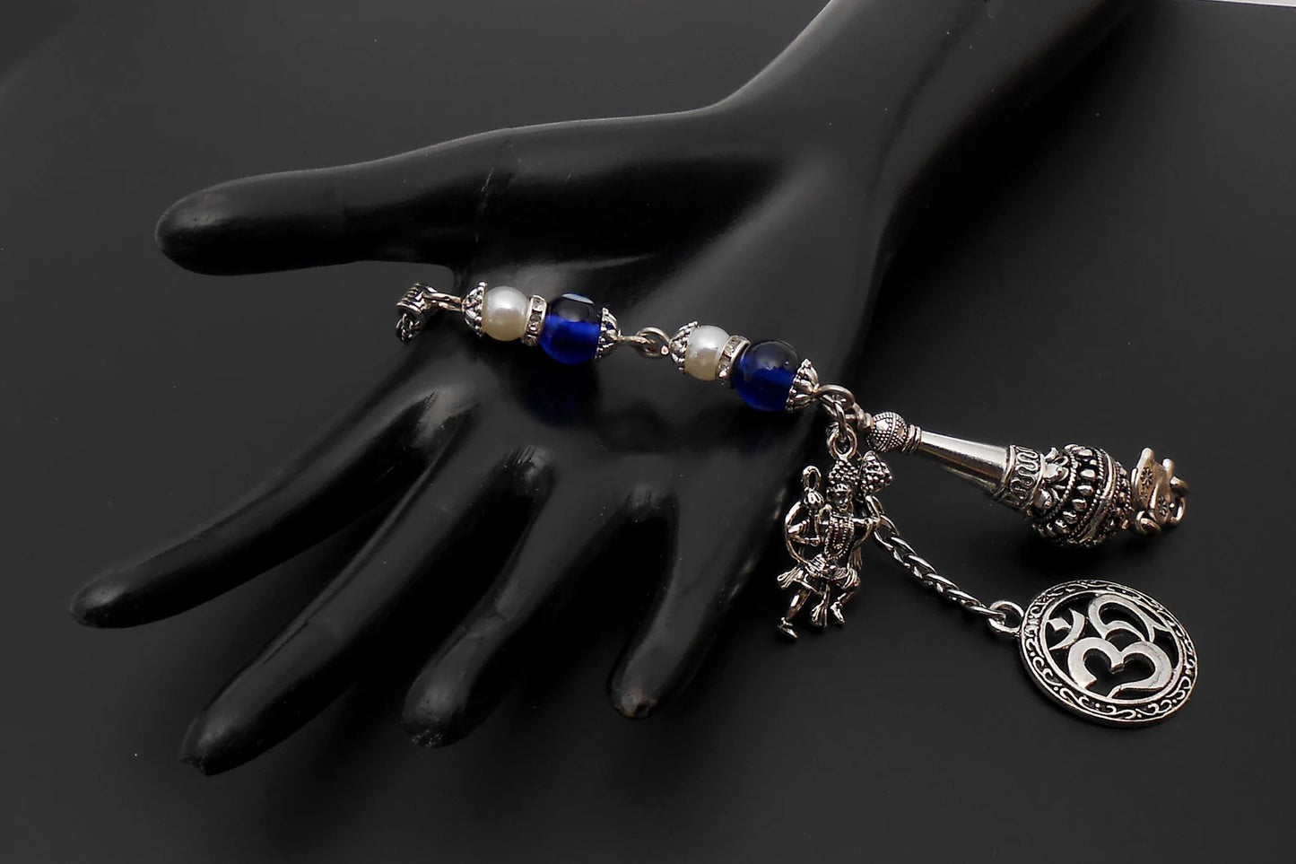 Evil eye Protection Lord Hanumanji Kavach(Amulet)-Indian Hindu Protection & Strength Key Ring for Home/Car/Office/Business-Hindu Deity Charm