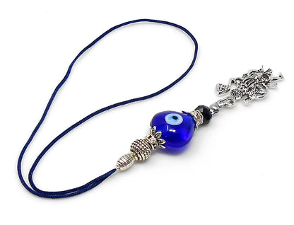 Evil Eye Protection Lord Hanuman ji Kavach (Amulet)-Cell Phone Dangler-Rear View Mirror Car Hanger-Indian Hindu God of Protection & Strength