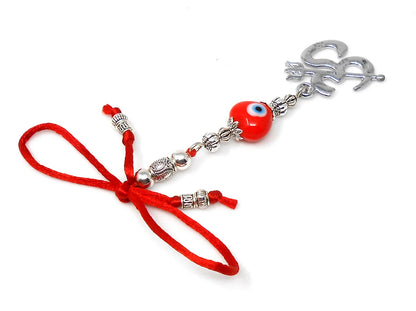 Om Rear View Mirror Car Charm Ornament Hanging-Om Negative Energies Protection Hanging for Good Luck & Good Fortune, Handbag Décor Dangle