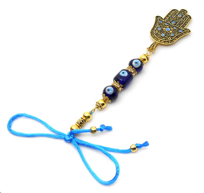 Evil Eye, Hamsa Hand Pendant Evil Eye Protection Car Rear View Mirror Hanging, Hamsa Hand Jewelry, Good Luck Car Décor, Travel Safe Gift