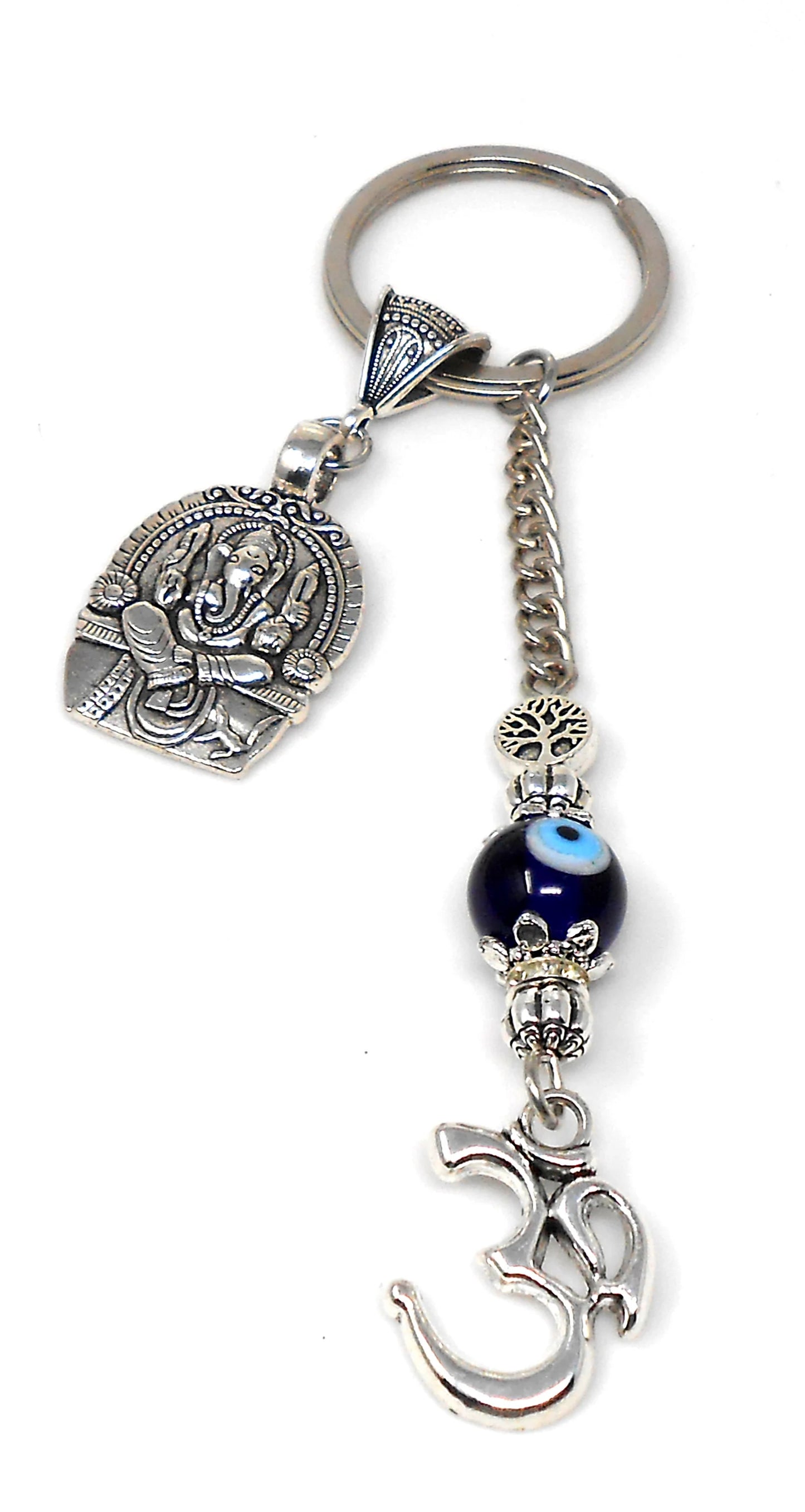 Evil Eye,Evil Eye protection,Ganesh KeyRing for Luck,Success & Power and protection against adversity, Ganesha KeyRing for Obstacles Removal