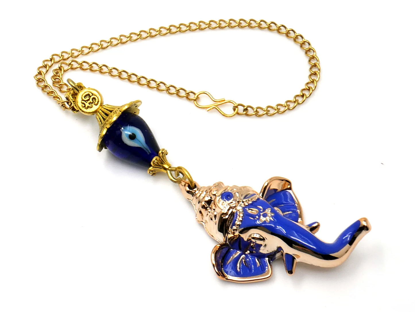 Ganesha | Evil Eye Protection | Car Rearview Mirror Ornament | Good Luck | Happiness | Good Fortune & Prosperity | Success in Study