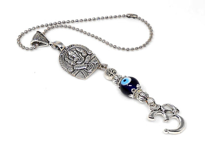 Evil Eye,Evil Eye protection,Ganesh KeyRing for Luck,Success & Power and protection against adversity, Ganesha KeyRing for Obstacles Removal