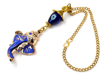 Ganesha | Evil Eye Protection | Car Rearview Mirror Ornament | Good Luck | Happiness | Good Fortune & Prosperity | Success in Study
