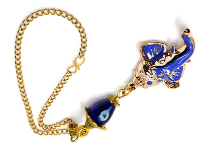 Ganesha | Evil Eye Protection | Car Rearview Mirror Ornament | Good Luck | Happiness | Good Fortune & Prosperity | Success in Study