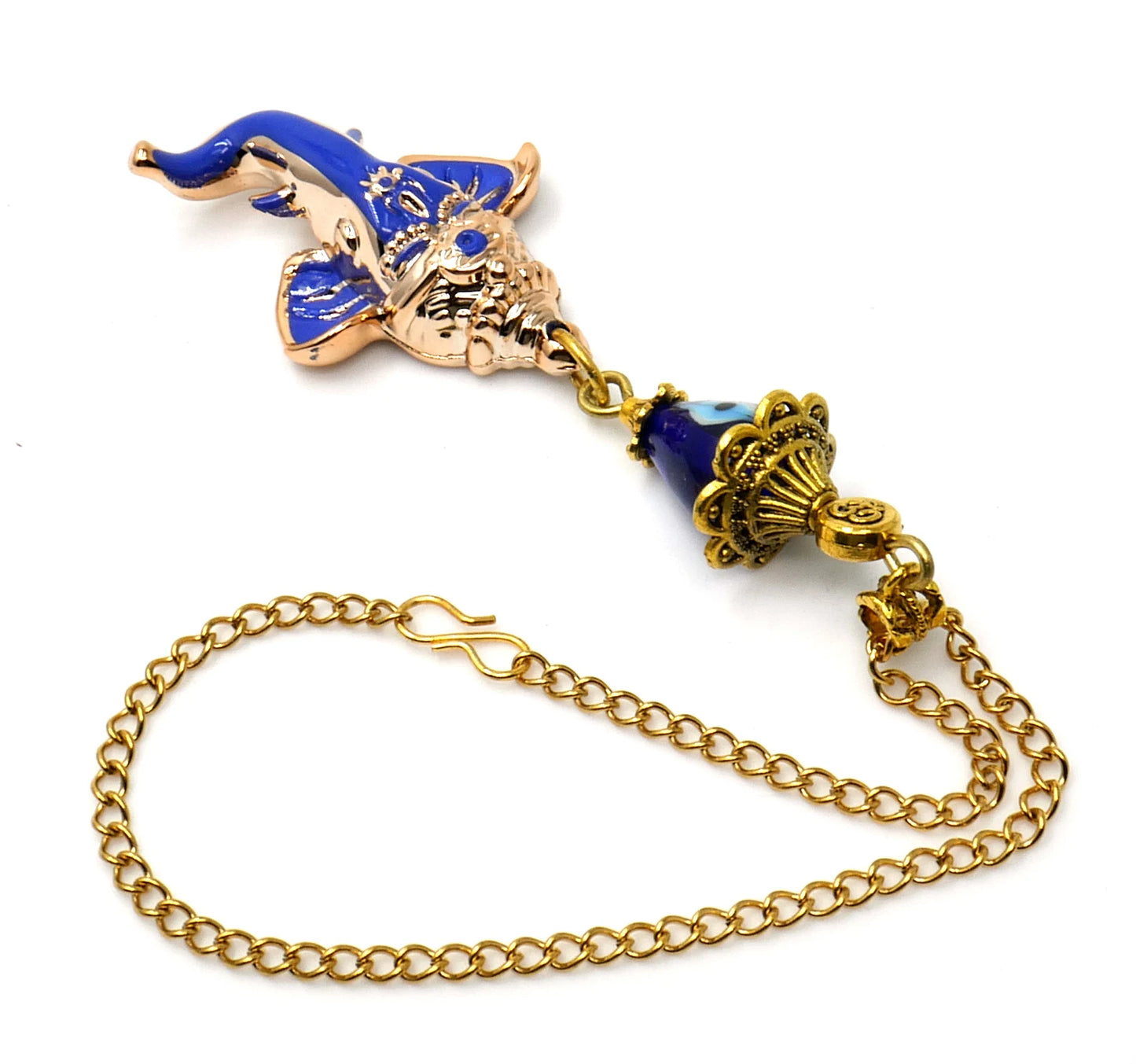 Ganesha | Evil Eye Protection | Car Rearview Mirror Ornament | Good Luck | Happiness | Good Fortune & Prosperity | Success in Study