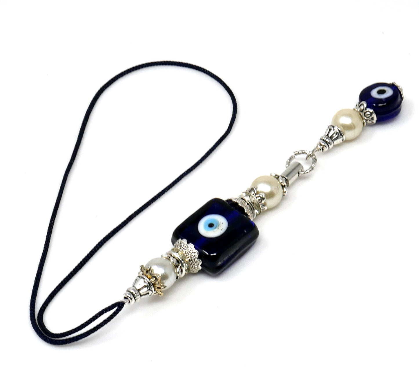 Evil Eye Protection | Bag Backpack Cellphone Case Charm Ornament | Good Luck | Positive Vibes | Transcendence | Angel Watching Over Me