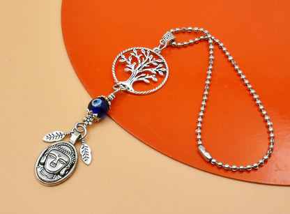 Tree of Life |Evil Eye Protection |Bag Backpack Cellphone Case Charm Ornament |Good Luck |Positive Vibes |Abundance |Balance |Inclusion