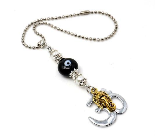 Lord Ganesha-OM/ Lord Hanuman Ji-OM/ Lord Shiv Ji-OM Evil Eye Protection Hanging for Home/Car/Office/Business, Namaste Gift for Good Luck