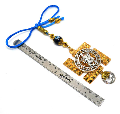 Ganesha & Swastik Yantra Evil Eye Protection Hanging specially for Door/Office/Business Area for Positivity and Up Lifting Environment Aura