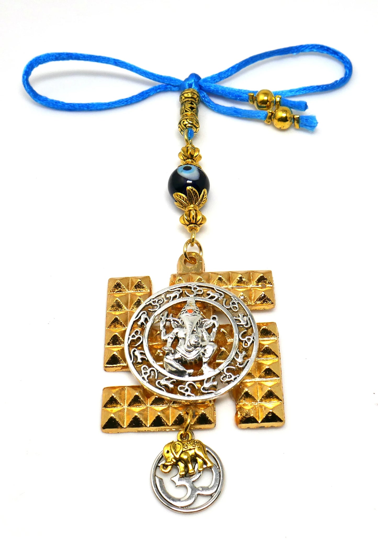 Ganesha & Swastik Yantra Evil Eye Protection Hanging specially for Door/Office/Business Area for Positivity and Up Lifting Environment Aura