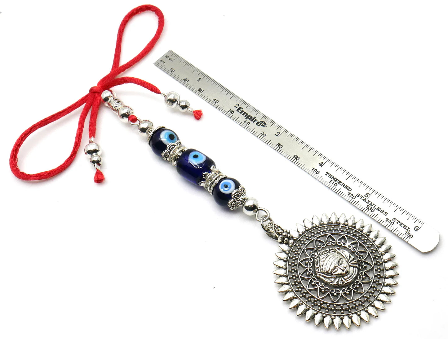 Goddess Maa Durga, Mystic Para Shakti Hindu Deity Of Divine Protection and Blessing, Spiritual Hanging For Car Mirror-Home-Office-Business