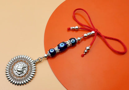 Goddess Maa Durga, Mystic Para Shakti Hindu Deity Of Divine Protection and Blessing, Spiritual Hanging For Car Mirror-Home-Office-Business