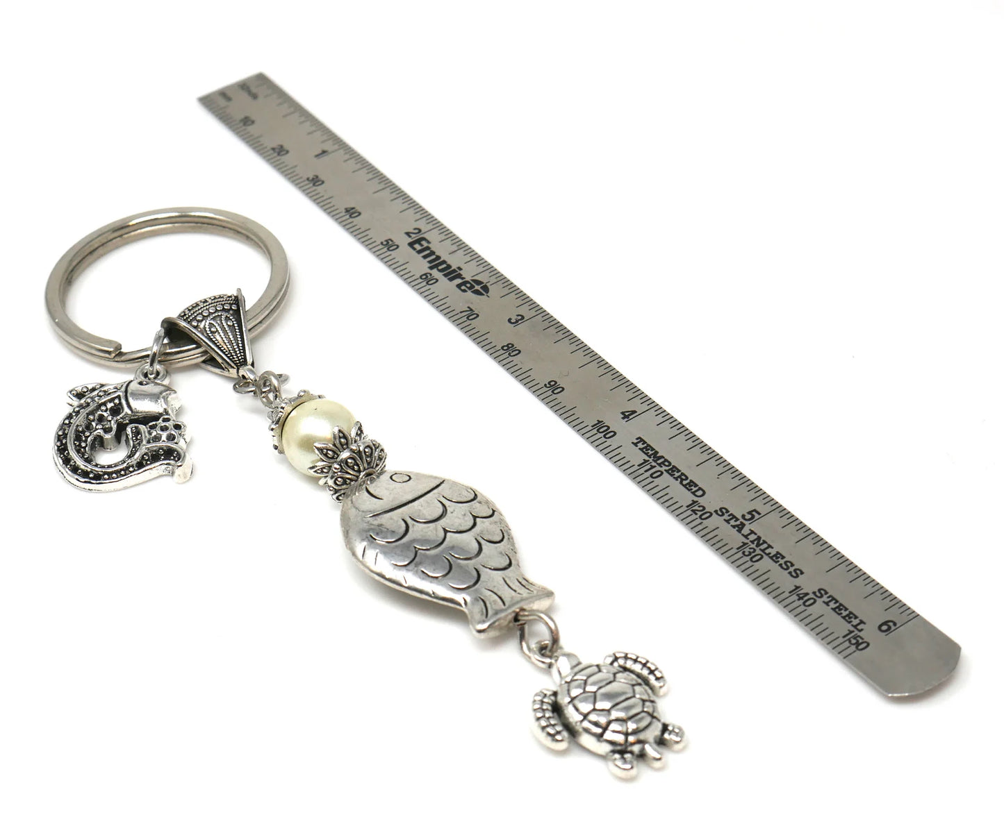 Lucky Fish |Evil Eye Protection | 3D Fish Key Ring |Feng Shui |Good Luck |Prosperity |Good Fortune |Abundance | Lucky Fish Key Ring Gift