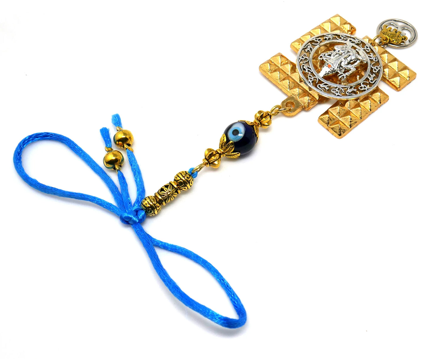 Ganesha & Swastik Yantra Evil Eye Protection Hanging specially for Door/Office/Business Area for Positivity and Up Lifting Environment Aura